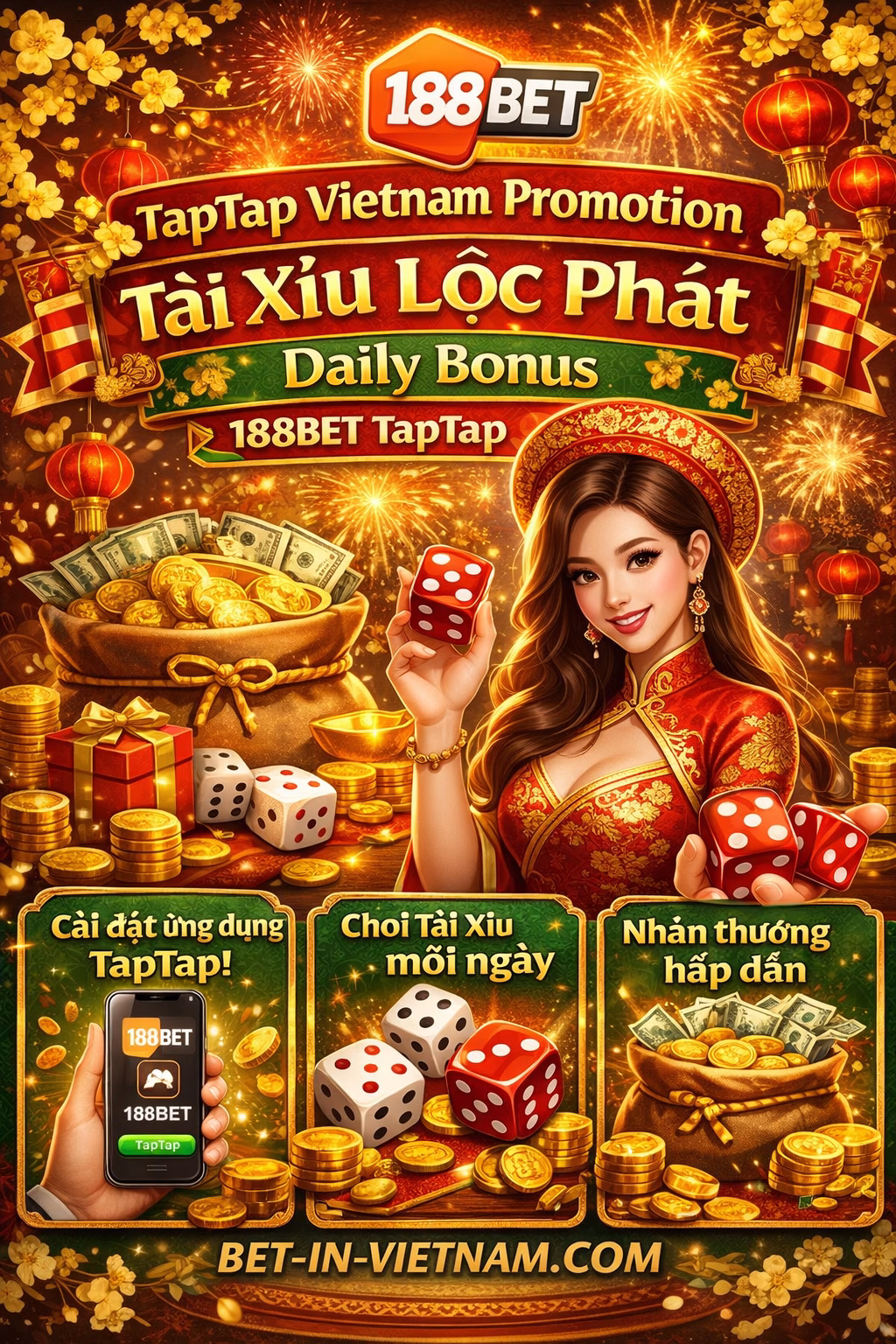 TapTap Vietnam Tài Xỉu Lộc Phát Promotion – Daily Rewards Guide 🎲