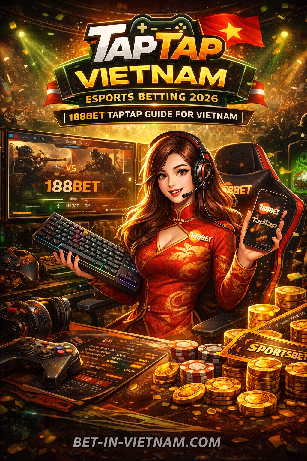 TapTap Vietnam Esports Betting (2026) 🎮 188BET TapTap Guide for Vietnamese Players