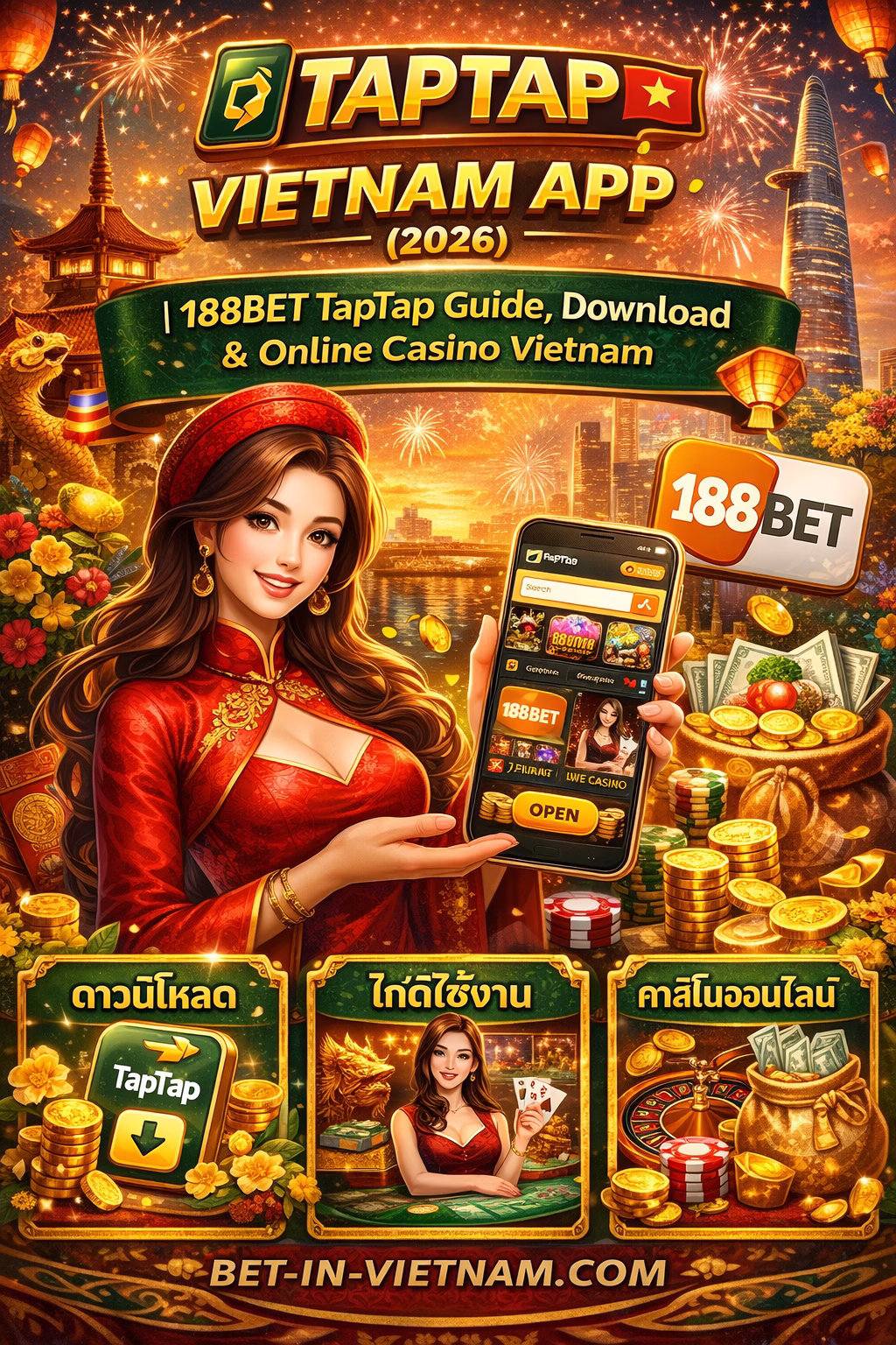 TapTap Vietnam App (2026) 📱 | Download 188BET TapTap & Play Online Casino Vietnam