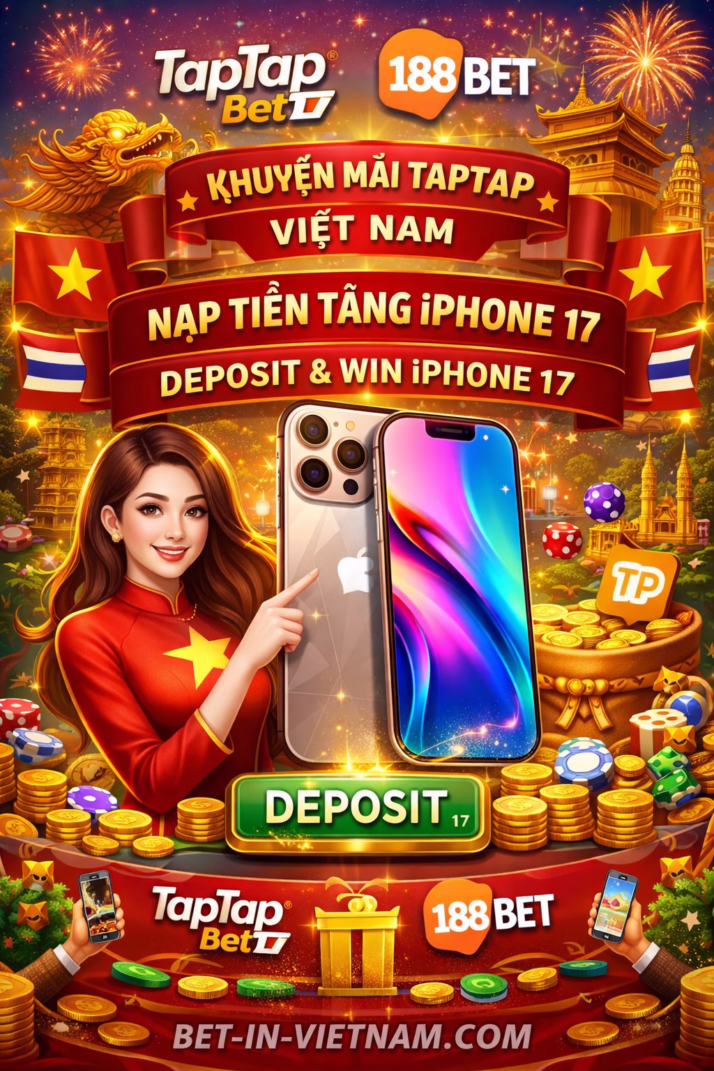 TapTap Vietnam Promotion: Deposit & Win iPhone 17 | TapTap Bet Guide